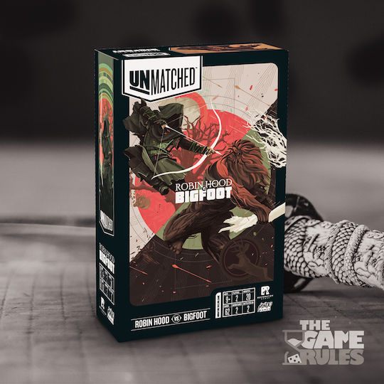 Board Game Unmatched: Robin Hood vs Bigfoot for 2 Players 9+ Years Old (EN) Restoration Games