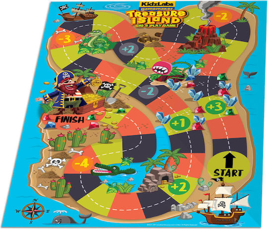 Board Game Το Νησί του Θησαυρού for 2+ Players 5+ Years Old 4M