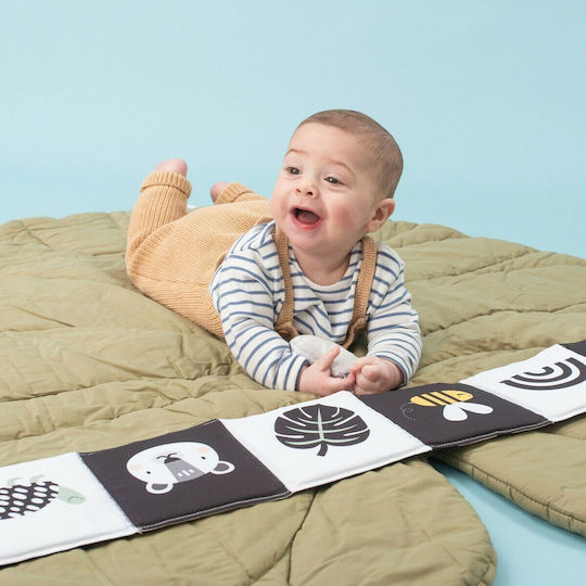 Taf Toys Activity Book Activity Book Savannah Black & White made of Fabric for 0++ Months