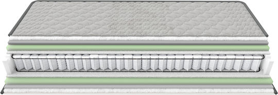 Greco Strom Structure Μονό Ανατομικό Στρώμα Διπλής Όψης 90x200x26cm με Ανεξάρτητα Ελατήρια