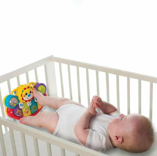 Playgro Музикален инструмент Lion Activity Kick Toy Piano с музика и светлина за 12++ месеца