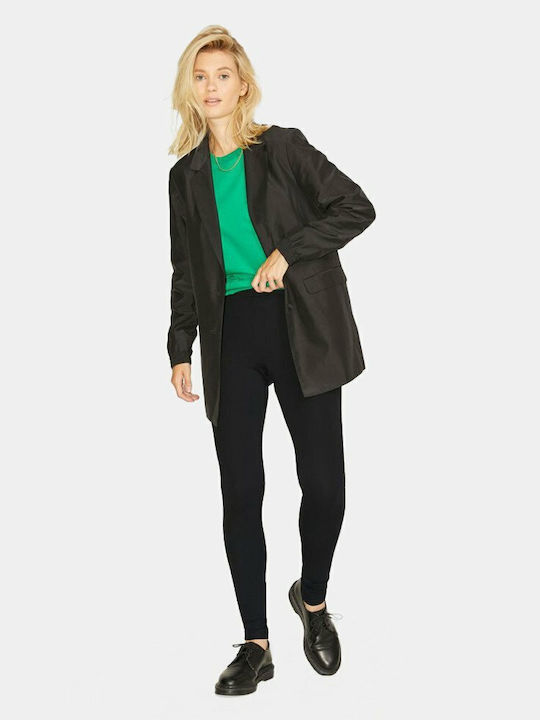 Women's Long Training Legging High Waisted Black