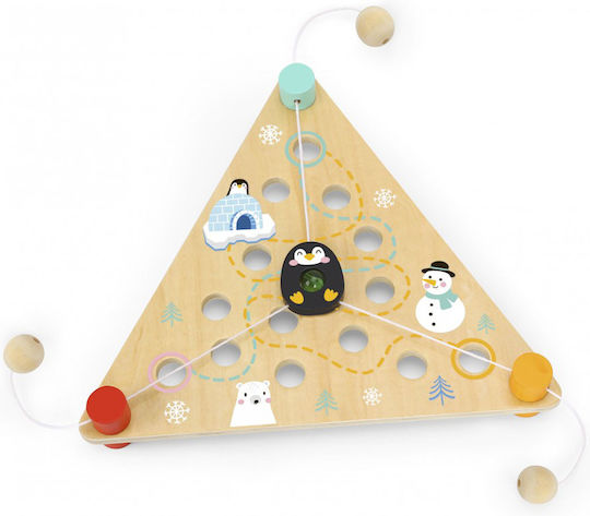 Tooky Toys Πιγκουίνοι Περιπέτειας Educational Game Knowledge made of Wood for 3+ years Years Old