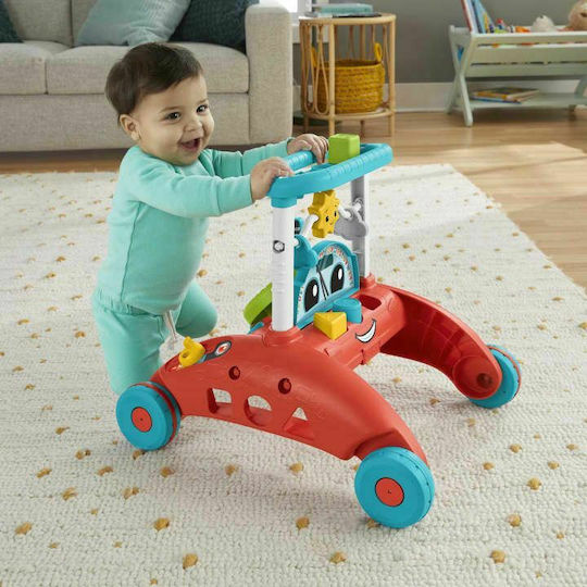 Fisher Price Laugh & Learn 2-Sided Speed Car for 6+ Months with Sounds Red