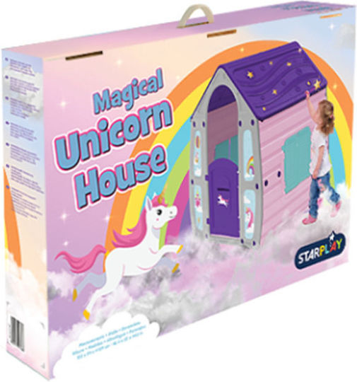 Starplay Plastic Kids Playhouse Multicolour Unicorn Magical 102x90x109cm