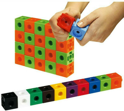 Κνωσός Numbering Building Blocks Σχολικά Κυβάκια Πρώτης for 4+ Years 100pcs