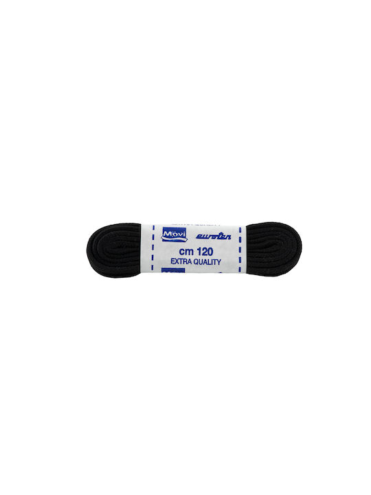 Movi Shoelaces Black 2pcs 120cm