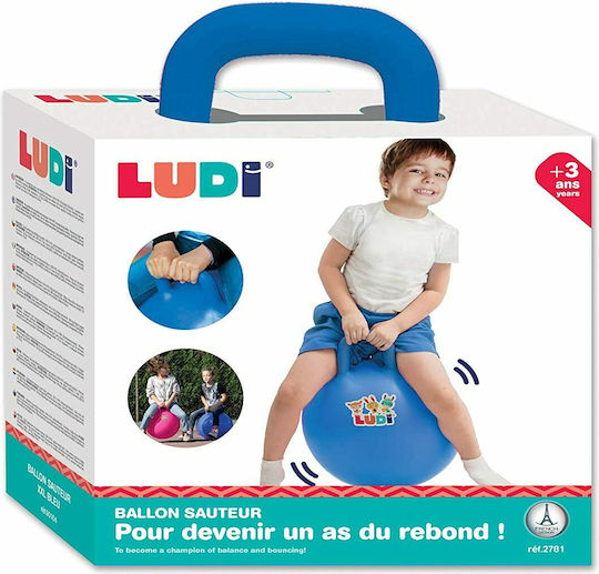 Ludi Хоп Хоп Топка Jumpy за 1+ Години Синя