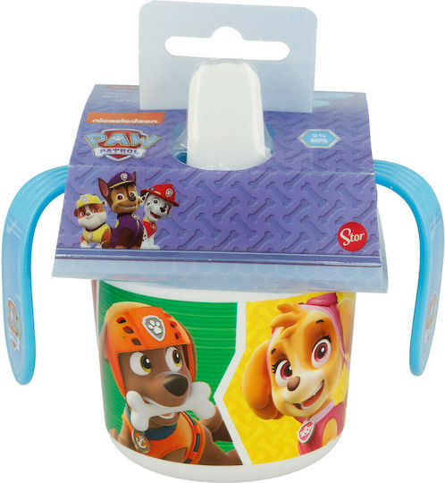 Stor Paw Patrol Cana de antrenament pentru bebeluși Plastic cu mânere Multicolor pentru 10m+m+ 250ml