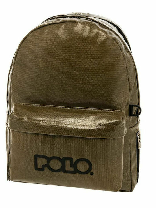 Polo Mini Vinyl School Bag Backpack Kindergarten Khaki 7Liters 2022