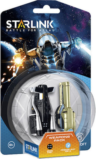 Ubisoft Starlink Iron Fist & Freeze Ray Bătălia Dintre Iron Fist Și Freeze Ray Pentru Atlas Armă Figura De Acțiune 10cm