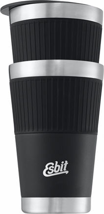 Esbit Sculptor Glas Thermosflasche Rostfreier Stahl BPA Frei 550ml Schwarz