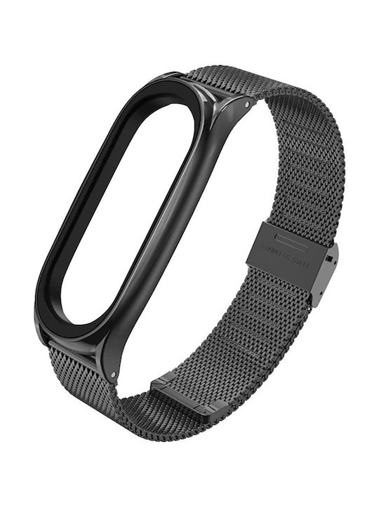 Tech-Protect Milaneseband Λουράκι Μεταλλικό Μαύρο (Mi Band 7)