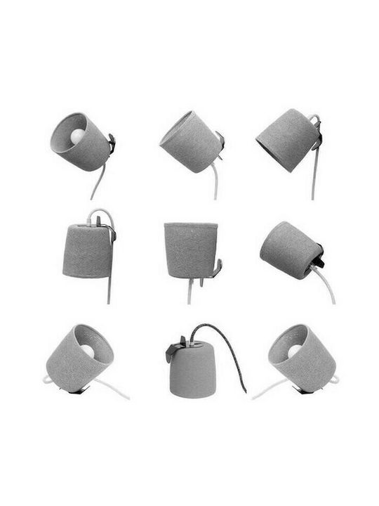 La Case de Cousin Paul Swing Classic Lamp Wall with Socket E14 and Switch Orange 12cm