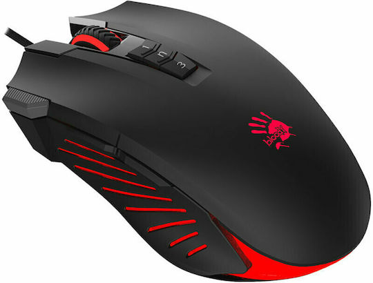 A4Tech V9MA RGB Gaming Ποντίκι 6200 DPI Μαύρο
