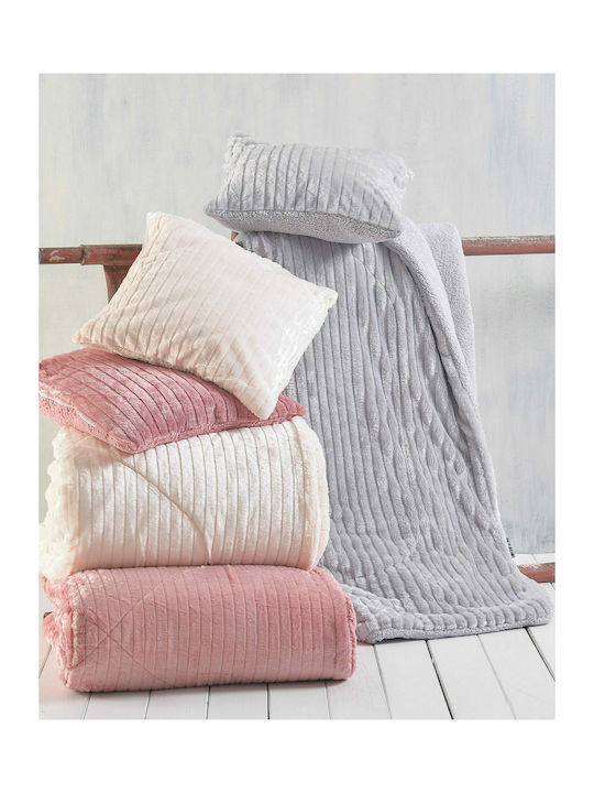 Rythmos Duvet Cover Single 160x220cm Shabby Ecru 650 GSMGsm
