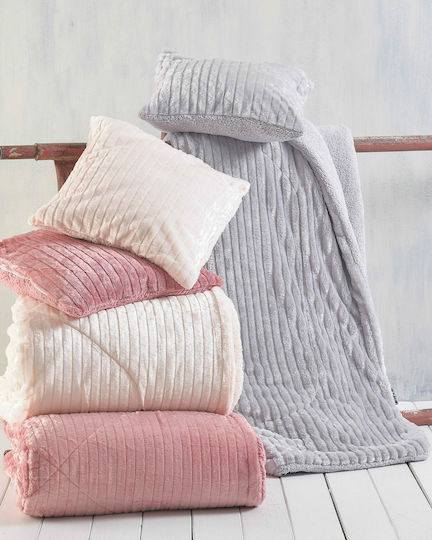 Rythmos Duvet Cover Single 160x220cm Shabby Ecru 650 GSMGsm