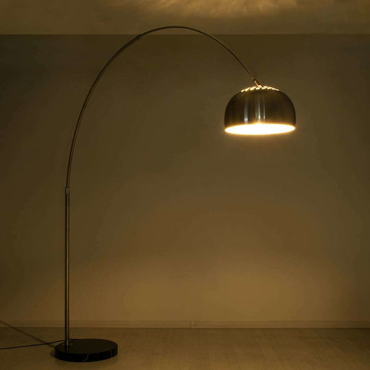 GloboStar Prague Lampa de podea Î220xL210cm. cu Soclu pentru Bec E27 Auriu