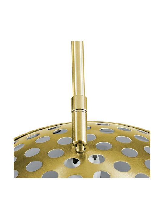 GloboStar Prague Stehleuchte H220xB210cm. mit Fassung für Lampe E27 Gold