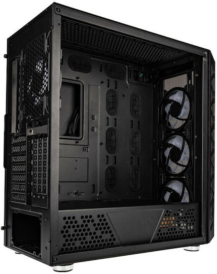 Kolink Citadel Mesh ARGB Gaming Middle Tower Carcasă PC Cu Deschidere Laterală Neagră