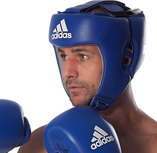 adidas Боксова каска за Възрастни Отворено лице Кожена Син