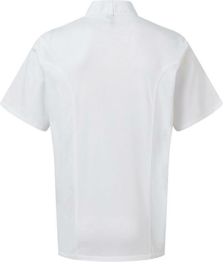 Mantel Koch 100% Baumwolle Unisex Weiß mit Langärmelig PR902