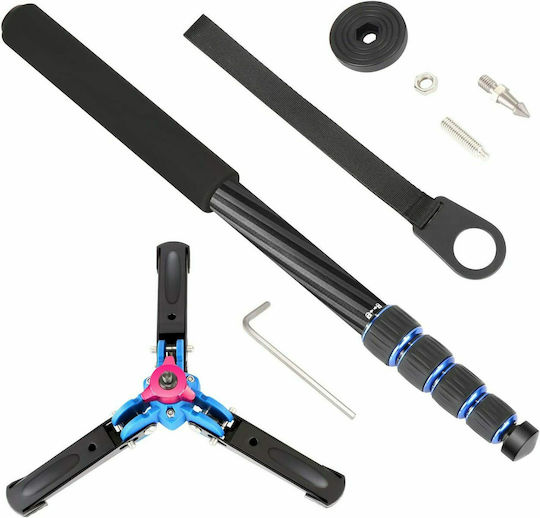 Neewer Extendable Camera Carbon Fiber Monopod with Foldable Tripod 10095109