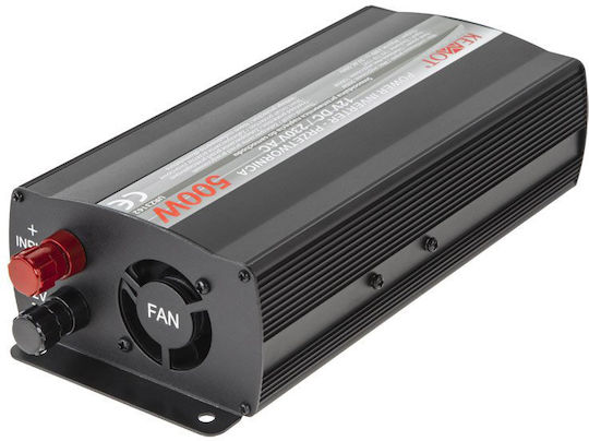 Kemot Car Inverter 500W to Converter 12V DC in 220V AC
