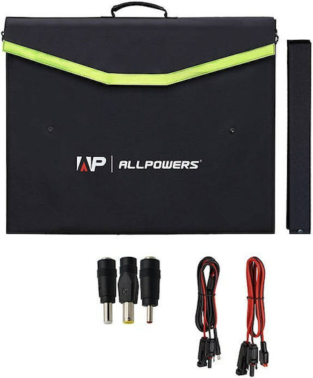 Allpowers Photovoltaic Panel Monocristalină Panouri Solare 100W 18V 1220x650x30mm