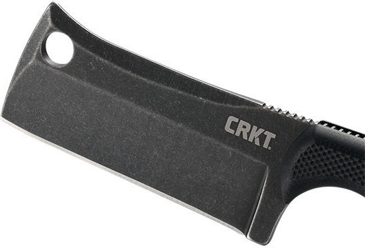 Columbia River Knives Minimalist Cleaver Blackout Knife Black in Sheath