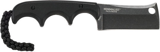 Columbia River Knives Minimalist Cleaver Blackout Knife Black in Sheath