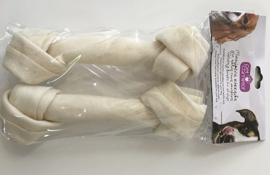 Pet Camelot Bone Knot Calcium for Dogs 21.6cm 100gr 2pcs