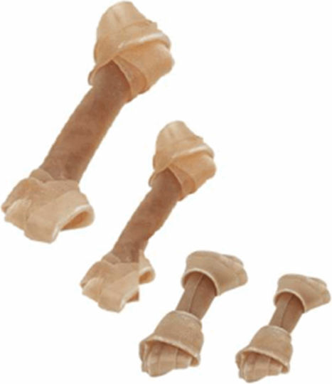 Pet Camelot Knochen Knoten für Hunde Natürlich 11.43cm 30gr 5Stück