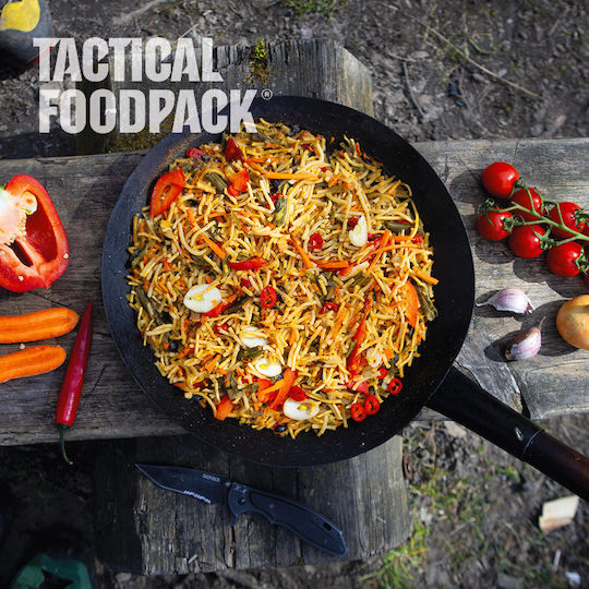 Tactical Foodpack Veggie Wok and Noodles Ready Meal with Pasta 100gr