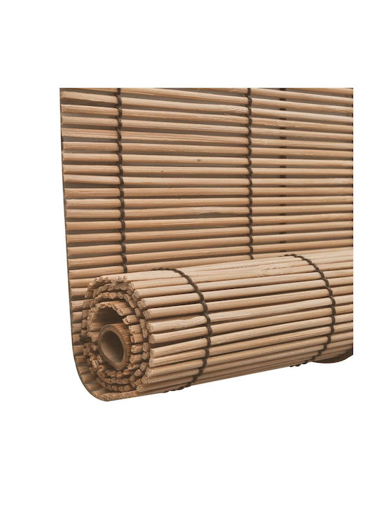 vidaXL Shade Blind Bamboo in Brown Color L140xH160cm