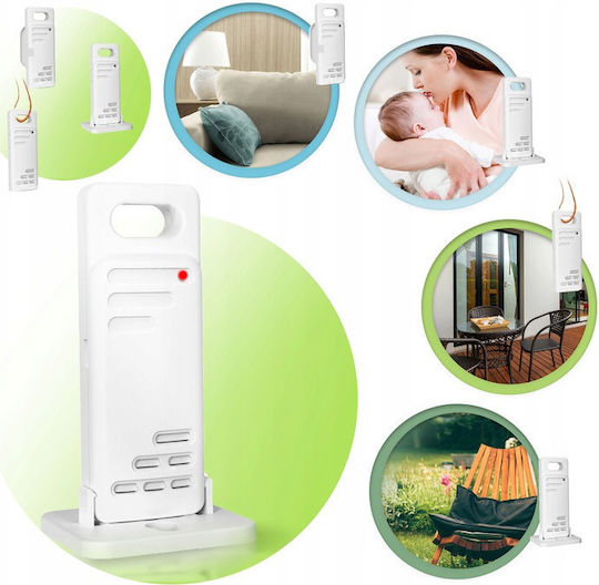 Berdsen BD-900 Wireless Stație meteorologică Digital De masă / Montat pe perete Alb