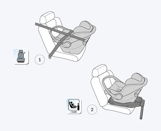 Peg Perego Καθισματάκι Αυτοκινήτου Primo Viaggio SLK i-Size 0-13 kg 500