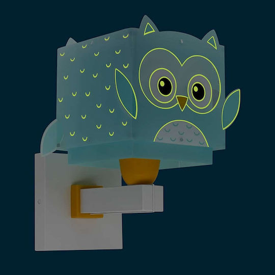 Ango Kinder Wandleuchte Kunststoff Little Owl