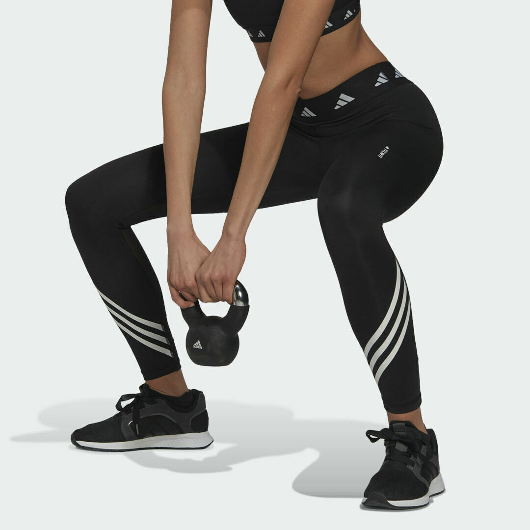 Adidas Techfit Training Γυναικείο Μακρύ Κολάν Μαύρο HF6684