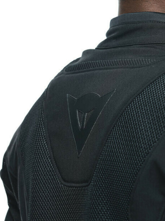 Dainese Energyca Air Tex Herren Motorradjacke 4 Jahreszeiten Black/Black