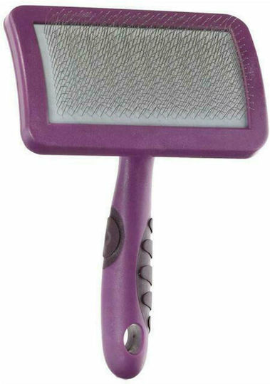 Rosewood Slicker Brush Large for Misc Hair Lengths for Hair Removal Purple