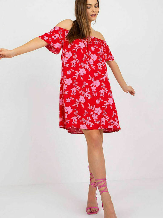 Sublevel Summer Mini Dress Red