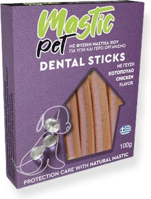 Mastic Pet Οδοντικό Stick Σκύλου κατά της Κακοσμίας με Κοτόπουλο και Μαστίχα Χίου 100gr