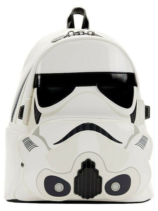 Loungefly Star Wars: Stormtrooper Kinder Rucksack Rucksack Weiß 22.5cmx11.25cmx26.25cmcm Star Wars Sturmtruppler Lentikulär Mini Loungefly Star Wars: Stormtrooper Kinder Rucksack Rucksack Weiß 22.5cmx11.25cmx26.25cmcm Star Wars Sturmtruppler Lentikulär Mini