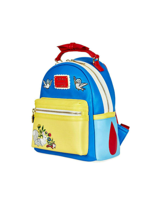 Loungefly Disney Snow White Cosplay Bow Kids Bag Backpack Multicolored 22.5cmx10cmx26.2cmcm