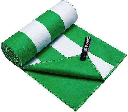 CressiSub Fast Drying Microfiber Body Towel Stripe Kelly 180x90cm