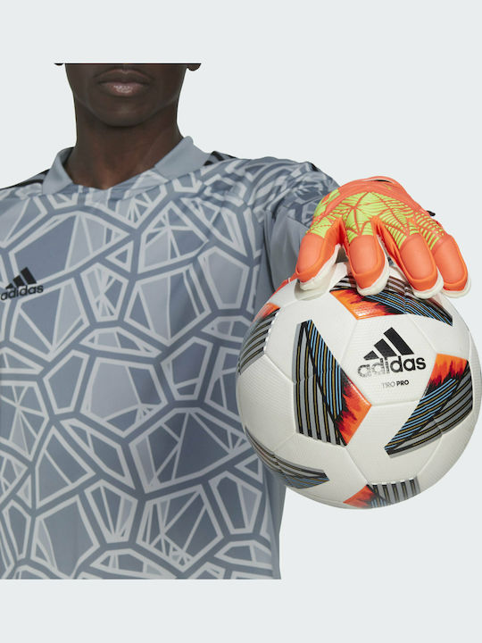 adidas Predator Edge Fingersave Γάντια Τερματοφύλακα Ενηλίκων Πορτοκαλί