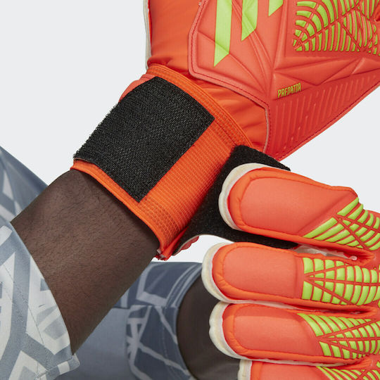adidas Predator Edge Match Γάντια Τερματοφύλακα Ενηλίκων Κόκκινα