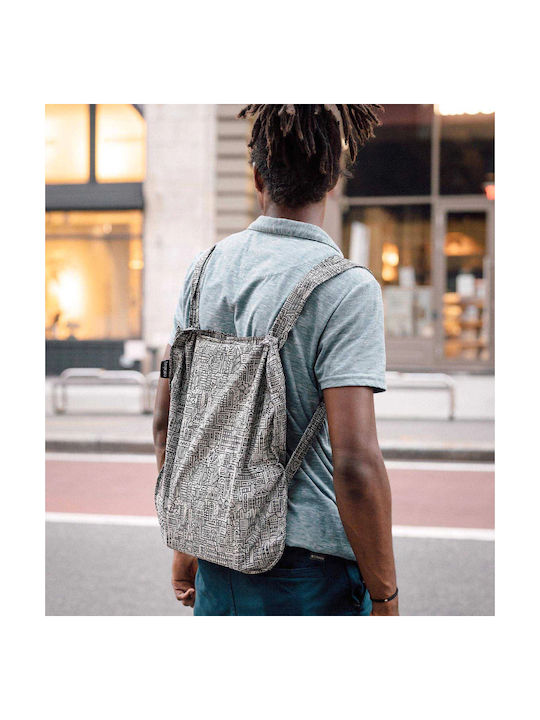 Notabag Hello World Fabric Shopping Bag Gray