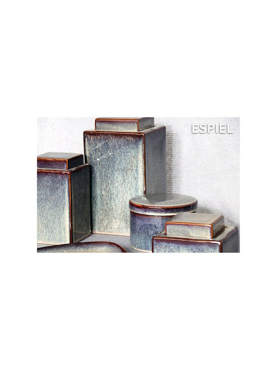 Espiel Διακοσμητικό Βάζο Keramik Gray 11x11x8cm 1Stück